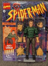 HASBRO MARVEL LEGENDS SPIDER-MAN RETRO 6  MARVEL'S SANDMAN ACTION FIGURE