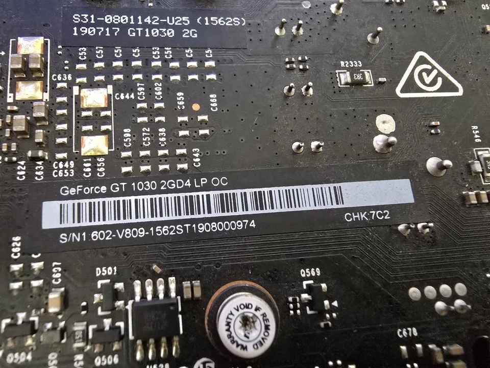 MSI NVIDIA GeForce GT 1030 2GB DDR4 Graphics Card - Image 3 of 4