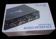 Blucoil Audio USB Portable Audio Interface For Streaming and Podcasting