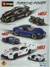 Bburago Werbeseite..Porsche  Power in 1:18 und 1:24...#2103c