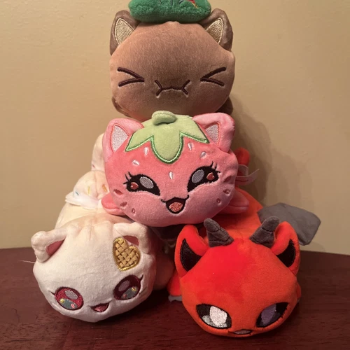 4 APHMAU Meemeows Plush Devil Ice Cream Taco And Strawberry - Imagen 1 de 24