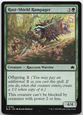 MTG : Rust-Shield Rampager Bloomburrow 190 : C