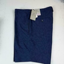 PGA Tour Golf Shorts Dark Peacoat Heather Blue Size 30 Two-Tone 8in Inseam