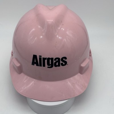 MSA V-Gard Cap Hard Hat Fas-Trac Liner Light Pink Medium Airgas