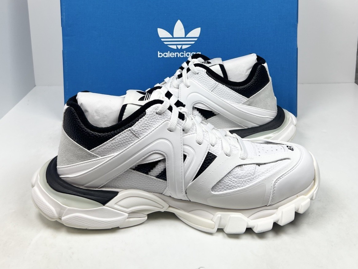 Size 12 - Adidas x Balenciaga Track Sneaker White Blue for