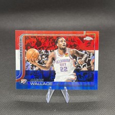 2025-26 Topps Chrome #191 Cason Wallace Red White and Blue Refractor