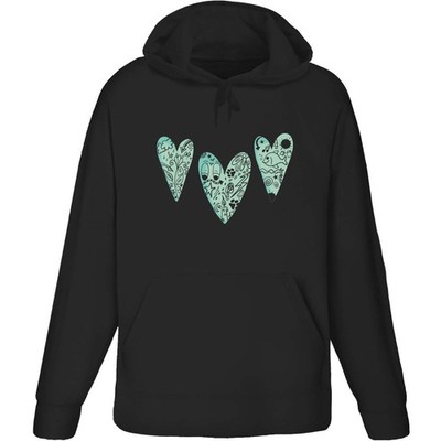 Hoodie / Kapuzenpullover ''Doodle Hearts'' für Erwachsene (HO054282)