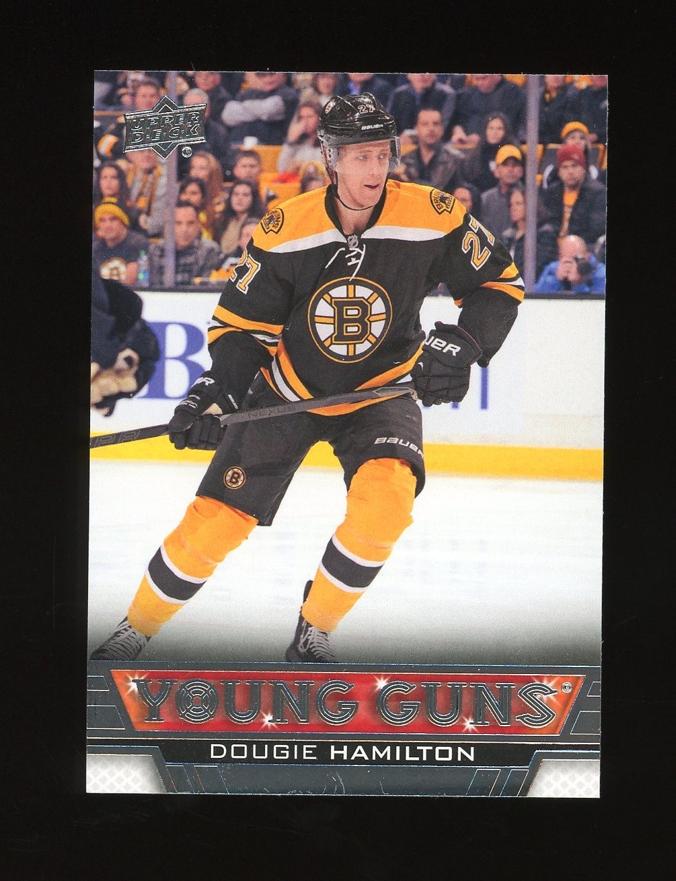 DOUGIE HAMILTON ROOKIE YOUNG GUNS 2013-14 UD #202 BOSTON BRUINS