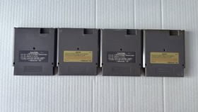 Nintendo NES lot (4) Dragon Spirit, Exodus Ultima, Hydlide, Nobunaga's Ambition