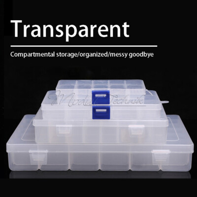 10-36 Grids Compartment Plastic Storage Box Holder Case Organizer Container