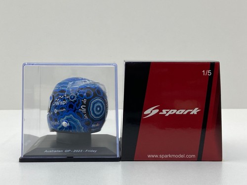 Valtteri Bottas 2023 Australian GP 1/5 Helmet Alfa Romeo - Spark 5HF106 - Picture 4 of 4