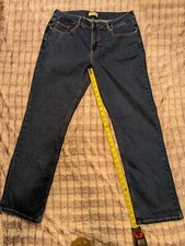 NWT Blue Mountain Women's Jeans Size 14 Mid Rise Denim Straight Leg 5-Pocket