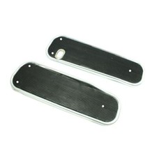 Trittbretter pas f Simson Schwalbe Fußraste KR51 KR50 li re Trittblech schwarz