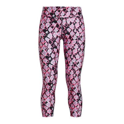 New Under Armour Girls HeatGear Printed Leggings Choose Size MSRP $35
