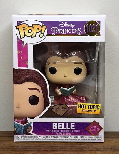 Funko POP Ultimate Princess Diamond Belle Disney Hot Topic Exclusive #1021 Mint