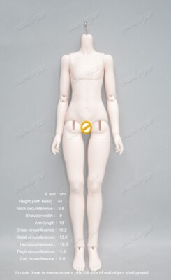 HeHeBJD 1/4 doll's body only,  without head , BJD fashion Resin Toys present