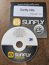 SF039   SUNFLY KARAOKE CDG VERY RARE, NOT SOLD IN THE USA LOT UK