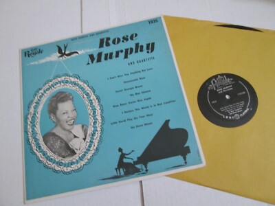 ROSE MURPHY And Quartette RARE DG 10'' lp Royale Records 1835 NEAR MINT TOP COPY