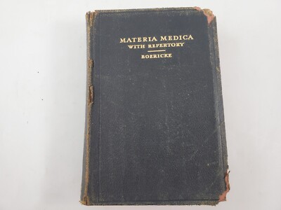 MATERIA MEDICA WITH REPERTORY Boericke 9th Edition 1927