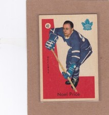 1959-60 PARKHURST HOCKEY NOEL PRICE #42 MAPLE LEAFS VGEX/EX *A32609