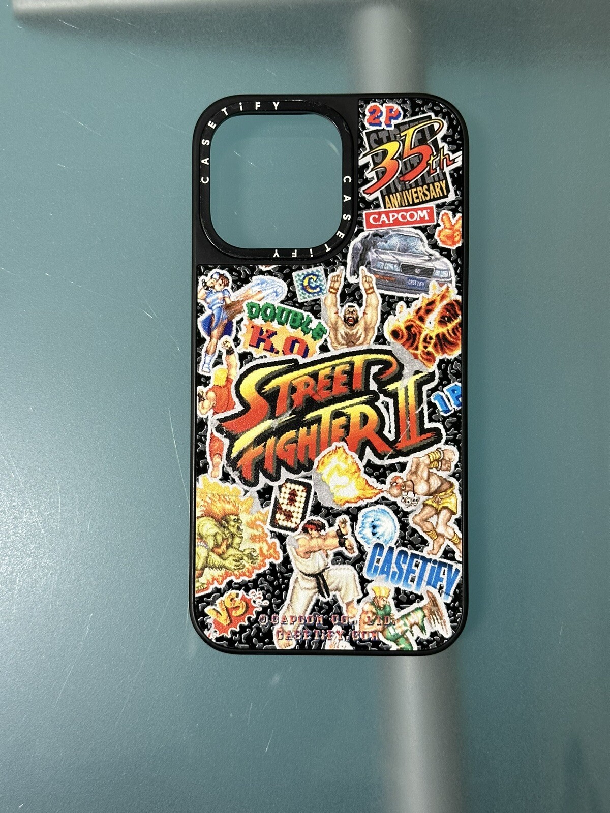 CASETiFY iPhone 14 Pro Max Street Fighter Magsafe Case Black Mirror Pre-Owned-image