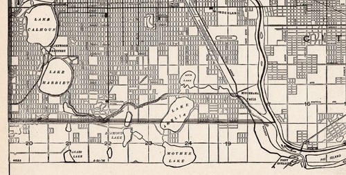 1906 Antique MINNEAPOLIS Street Map City Map of St Paul Minnesota 2237 - Picture 4 of 5