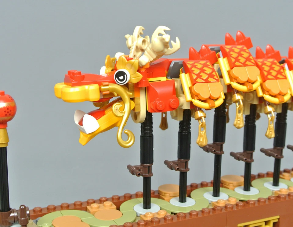 LEGO 80102 Festivales Tradicionales Chinos de Temporada Danza del Dragón Rango de Edad 9+ Foto 2 de 3