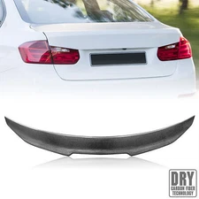 Real Carbon Fiber Trunk Spoiler For 2013-2018 BMW 3er F30 F80 M3 Sedan Spoiler