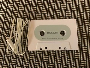 Belkin Car Cassette Adapter MP3/CD/MD F8V366-APL White