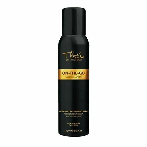 That'so On The Go Abbronzatura Spray Tan con DHA 10% colore EXTRA-DARK 125ml.