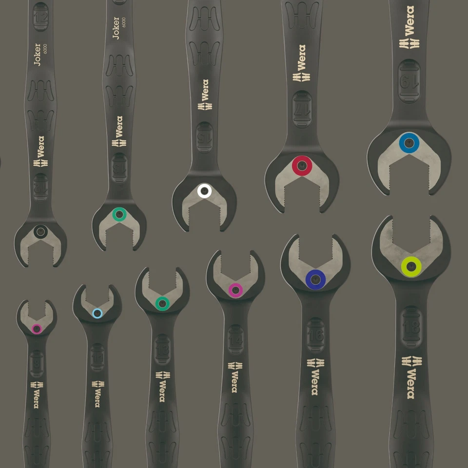 Juego de 11 llaves Wera 6000 Joker Black Edition 11 piezas métricas 05020017001 Foto 3 de 4