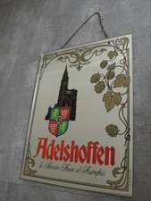 Old Mirror Vintage Pub beer french bar adelshoffen bière miroir publicitaire vtg