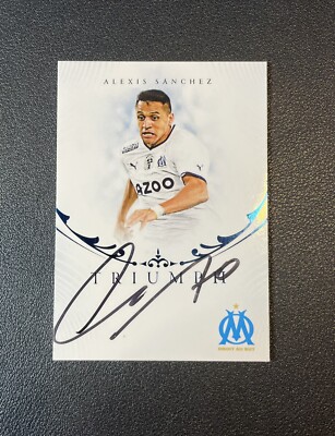 2023 Futera Triumph Alexis Sanchez on card auto autograph  3/5 ssp Chile