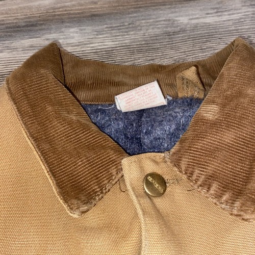 Vintage 80’s CARHARTT Blanket Lined Jacket USA Made Chore Barn Coat Canvas 2XL - Bild 7 von 22
