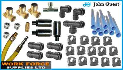 John Guest-Workshop Air Line Starter Kit-Air Line Fittings-9m Kit-PCL Style