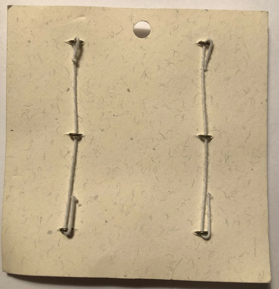 Set of 6 MIDORI Fabric Covered Domed Shank Buttons Blue Pink 5/8" 15.5mm 9928 - Image 2 of 2