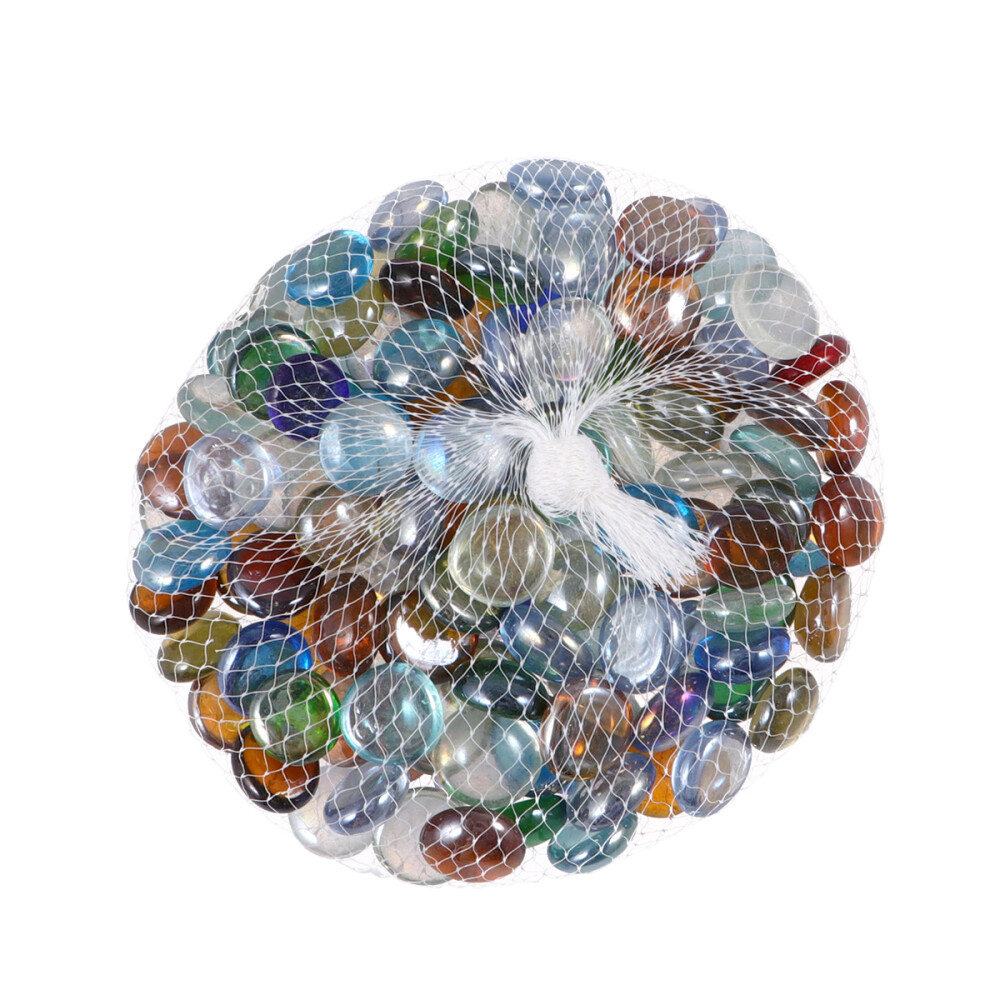 Fish Tank Decor Gravel Craft Bowl Beads Glass Marbles Round Flat eBay