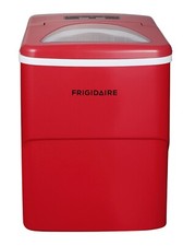 Frigidaire, 26 Lbs. Countertop Ice Maker, Bullet Shaped Ice, Red