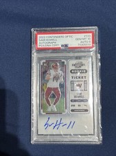 2022 CONTENDERS ROOKIE TICKET AUTOGRAPH SAM HOWELL RC AUTO PSA 10