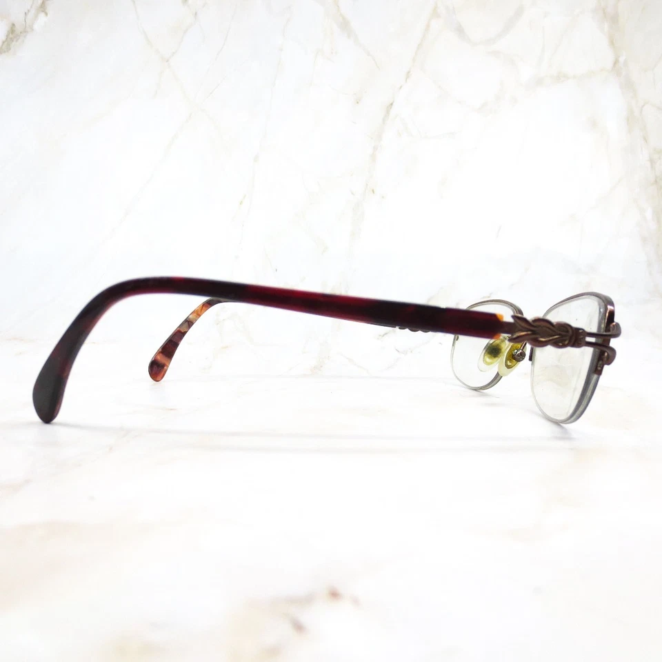 Catherine Deneuve Eyeglasses Frame CD-330 Unisex Brown Rectangular 52-18-135 - Image 3 of 4