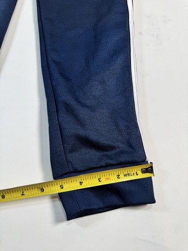 Adidas Youth Boy Tech Lined Jogger Pants Ribbed Cuffs Stretch Blue Size XL/18-20 - Picture 4 of 8