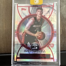 Topps Rookie Kasparas Jakucionis Miami Heat Basketball Card /5