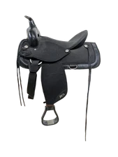 15.5 Inch Used Abetta Western Trail Saddle 513-10980