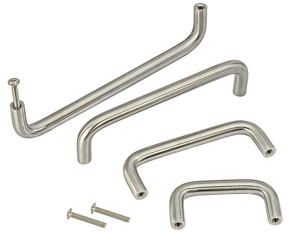 Möbelgriff ECHT EDELSTAHL massiv Bügelgriff Schubladengriff Küche Schrankgriffe