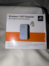 Wireless-N WiFi repeater more range for every WLAN network  