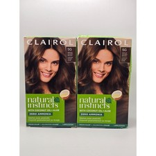 2 Pack Clairol Natural Instincts Demi-Permanent Hair Dye, 5G Medium Golden Brown