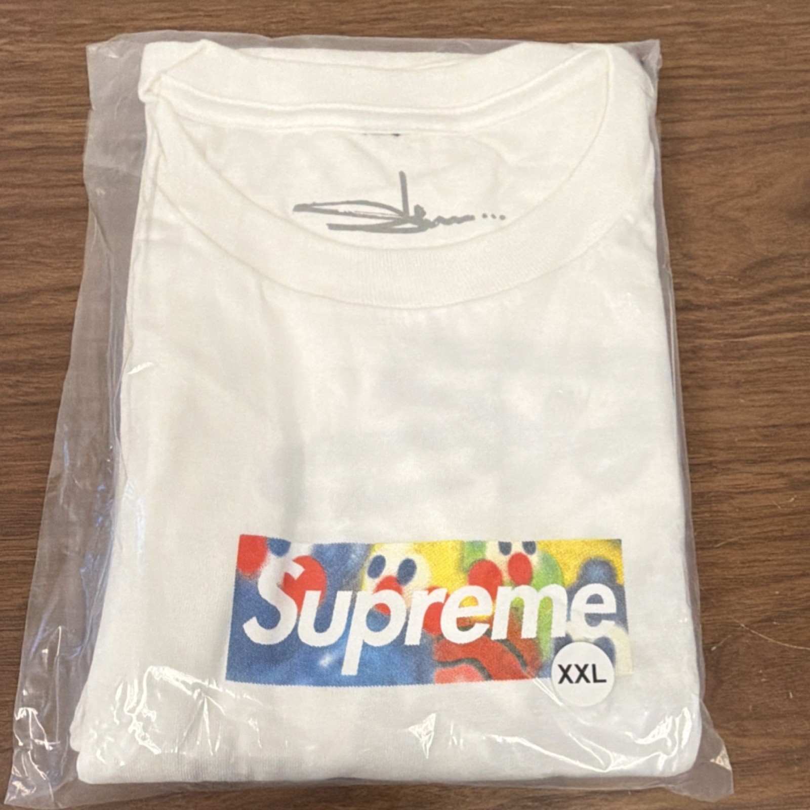 Olaolu Slawn x Supreme “This isn’t Real Supreme” T-shirt Size XXL (white)