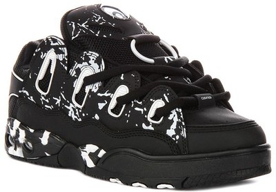 Osiris D3 OG Air Bag Chunky Schnürschuh Für Herren In Schwarz Weiß UK 6 - 11