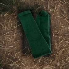 VTG Socks Tube Men's 1980s 24  Dark Green Sport Acrylic Thick Extra Long.