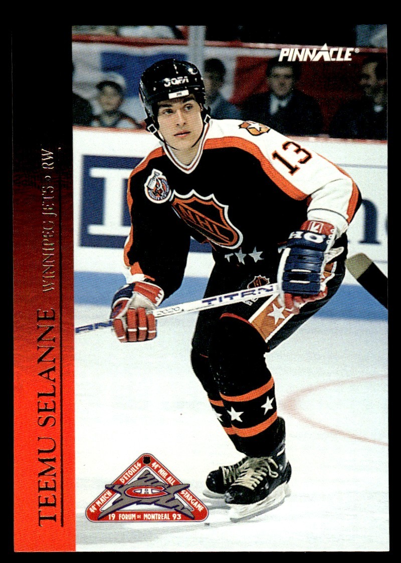 1993-94 Score Canadian Pinnacle All-Stars Teemu Selanne Winnipeg Jets #32